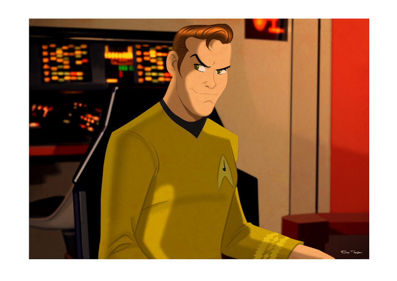Illustration for article titled Sci-Fi pin-ups smolder in original Star Trek uniforms